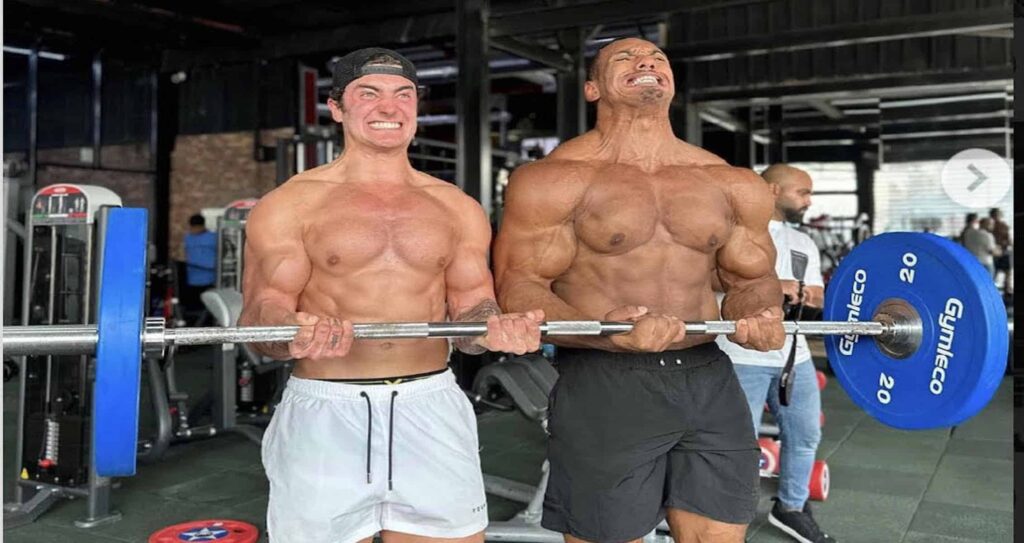 Jesse James West X Larry Wheels Fitness Influencer Collaboration